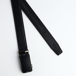 Ремень мужской, 120×3.6 см, регулируемая длина, пряжка автомат, чёрный