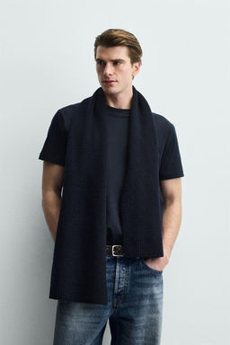 CAMISETA MEDIUM WEIGHT B?SICA / Marino - Zara фото 2