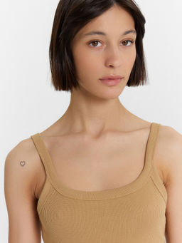 Топ женский бежевый - Mark formelle фото 4