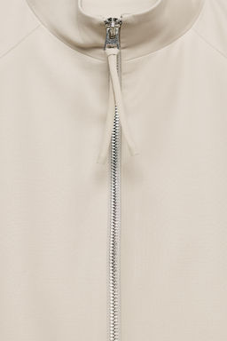 CHAQUETA BOMBER CREMALLERA ZW COLLECTION / Beige - Zara фото 7
