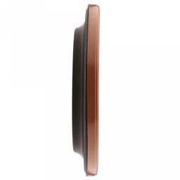 Часы настенные Авангард д37,5см, h5,5см, мягкий ход, циферблат белый; цифры арабские, черный; корпус пластик, коричневый под дерево; в коробке (Китай) - Домашняя мода фото 3