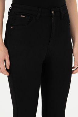 Женские черные джинсовые брюки - U.s. polo assn фото 5