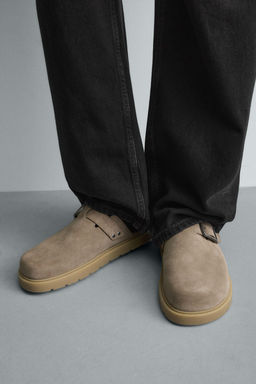 LEATHER BUCKLE CLOGS - Zara фото 10