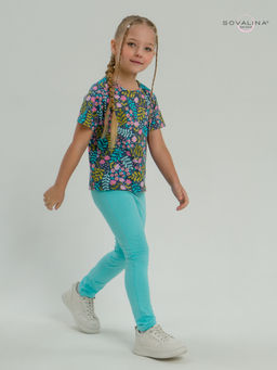 Костюм Мун розовые колокольчики-мятный - Sovalina фото 11