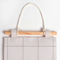 Кармашек текстильный Клетка 2 отделения, 20х41 см - Этель фото 3