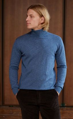 Водолазка F021-15608 jeans melange - Fine joyce фото 4