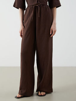 Beli Lastikli Dokulu Kad?n Pantolon