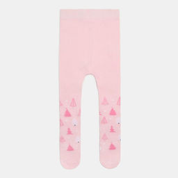 Колготки Крошка Я «Ёлочки», розовый, рост 68-74 см