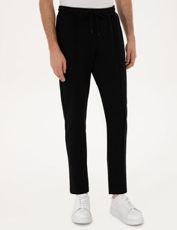 Siyah Slim Fit Nerv_rl_ D_z Pa_a E_ofman Alt_