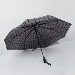 Зонт полуавтоматический «Узоры», эпонж, 3 сложения, 8 спиц, R=49/55 см, d=98 см, МИКС