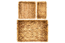 Набор 3 плетеных корзин 36*26*10 см - Elan gallery фото 13