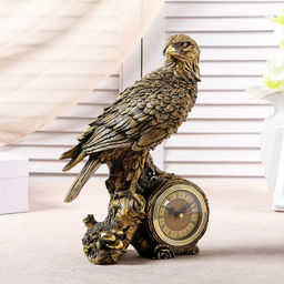 Часы настольные интерьерные каминные «Орел», h=31 см, d=7 см