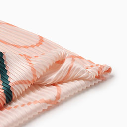 Платок плиссированный женский MINAKU, размер 70×70 см, цвет лососёвый