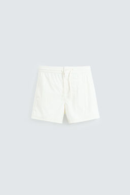 CONTRAST MID-LENGTH SWIMMING TRUNKS - Zara фото 5