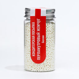 Кондитерская посыпка Перламутровый жемчуг, белая, 50 г - Simaland фото 2