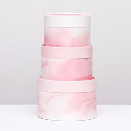 Набор шляпных коробок 3 в 1 Сердце , завальцованная, 16 х 10, 14 х 9, 13 х 8,5 см - UPAK LAND фото 3