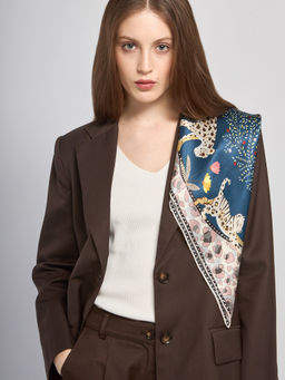 Платок жен. шелк 53х53 SS03-8354-12 - Eleganzza фото 2