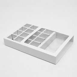 Цена за 5 шт. Коробка для конфет, белая, 17,5 х 17,5 х 4 см - Simaland фото 6