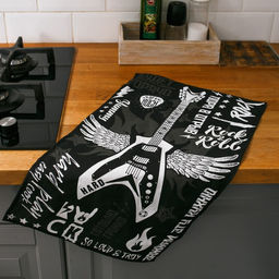 Полотенце кухонное Let's rock 35х60 см - Доляна фото 5