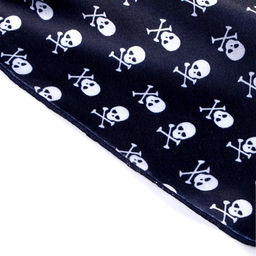 Карнавальный набор: бандана в полоску, маска челюсти белая, термонаклейка - Страна карнавалия фото 2