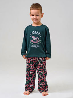 Пижама 100% хлопок мужская Лошадка - Оптима фото 16