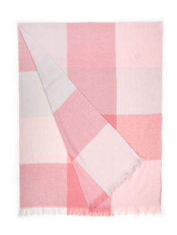 Палантин с клетчатым принтом из шерсти и вискозы - Модные истории фото 2