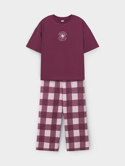 МП 1657-1/коричневый 1614 Н026.3 пижама для дев