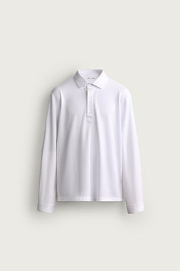 CAMISA POLO REGULAR FIT SOFT / Blanco - Zara фото 7