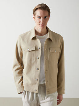 Slim Fit G?mlek Yaka Erkek Ceket