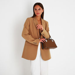 Сумка-саквояж на молнии, цвет коричневый - Simaland фото 3