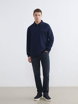 Polo Yaka Erkek Sweatshirt