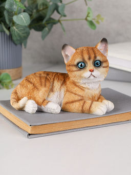 Фигурка Кошка 11 см рыжая / YX33105A /уп 24/ - Галеонтрейд фото 2
