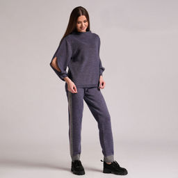 WW-018 джемпер женский джинс - Mozart фото 2