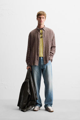 TEXTURED CHECK SHIRT