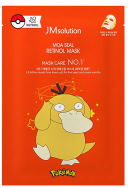 JMSOLUTION Тканевая маска с ретинолом MOA SEAL RETINOL MASK (PSYDUCK) (30мл*3шт)
