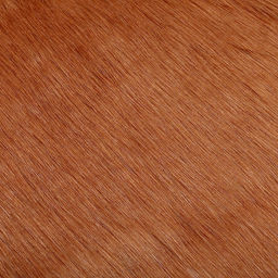 Ткань для рукоделия, мех длинноворсовый на трикотажной основе, цвет терракот, лоскут 50 × 50 см