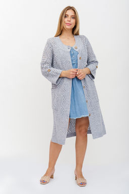 Кардиган 1-660/светло-серый - Злата Стиль фото 11