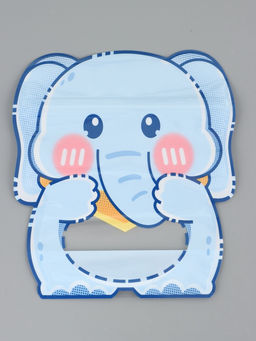 Цена за 50 шт. Пакет подарочный, "Слоник", с zip-lock застежкой, 17x20+3см