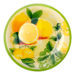 Тарелка десертная Лимоны 19 см арт.MFK07273 - Мфк фото 2