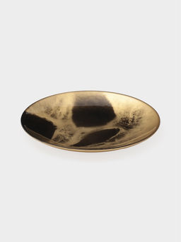 Тарелка Magistro Brown Marble, d=21 см, стекло, коричневая  фото 5
