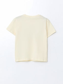 Bisiklet Yaka Yaz? Bask?l? Erkek ?ocuk Ti??rt