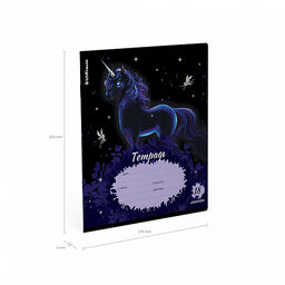 Цена за 10 шт. Тетрадь школьная ученическая ErichKrause Black Unicorn, 18 листов, линейка, выборочный УФ-лак (в плёнке по 10 шт.)_MIX-PACK  фото 10