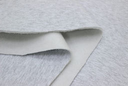 Футер 3-х нит. начес цв.Св.серый меланж, ш.1.83м, Пенье, хлопок-65% п/э-35%, 350гр/м.кв - Купава фото 2