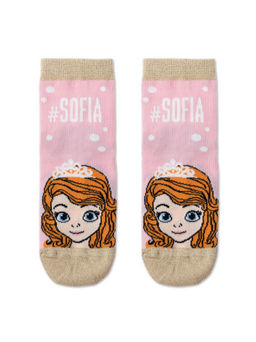 Цена за 2 пары Conte-Kids Носки с рисунками Принцессы Disney Lycra® св.розовый