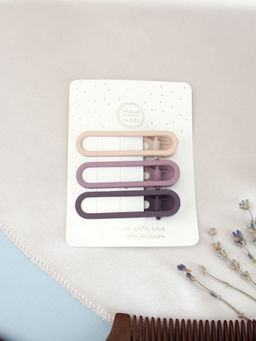 Заколка зажим для волос 3 штуки / NSAЕ-44 /уп 50/ - Галеонтрейд фото 3