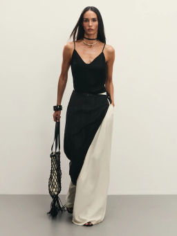 Полуюбка на завязках из тенселя / Zarina