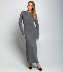 Платье #КТ25114, серый