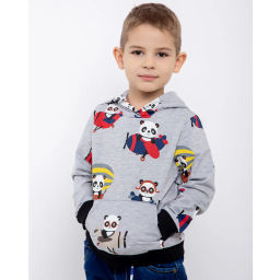 Толстовка футер 2х нитка петля 1183300101 - Youlala фото 3