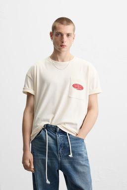 CONTRAST PRINT T-SHIRT - Zara фото 2