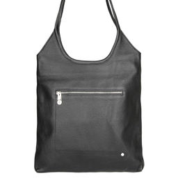 SJ7661 black, Женская кожаная сумка, Barcelo Biagi